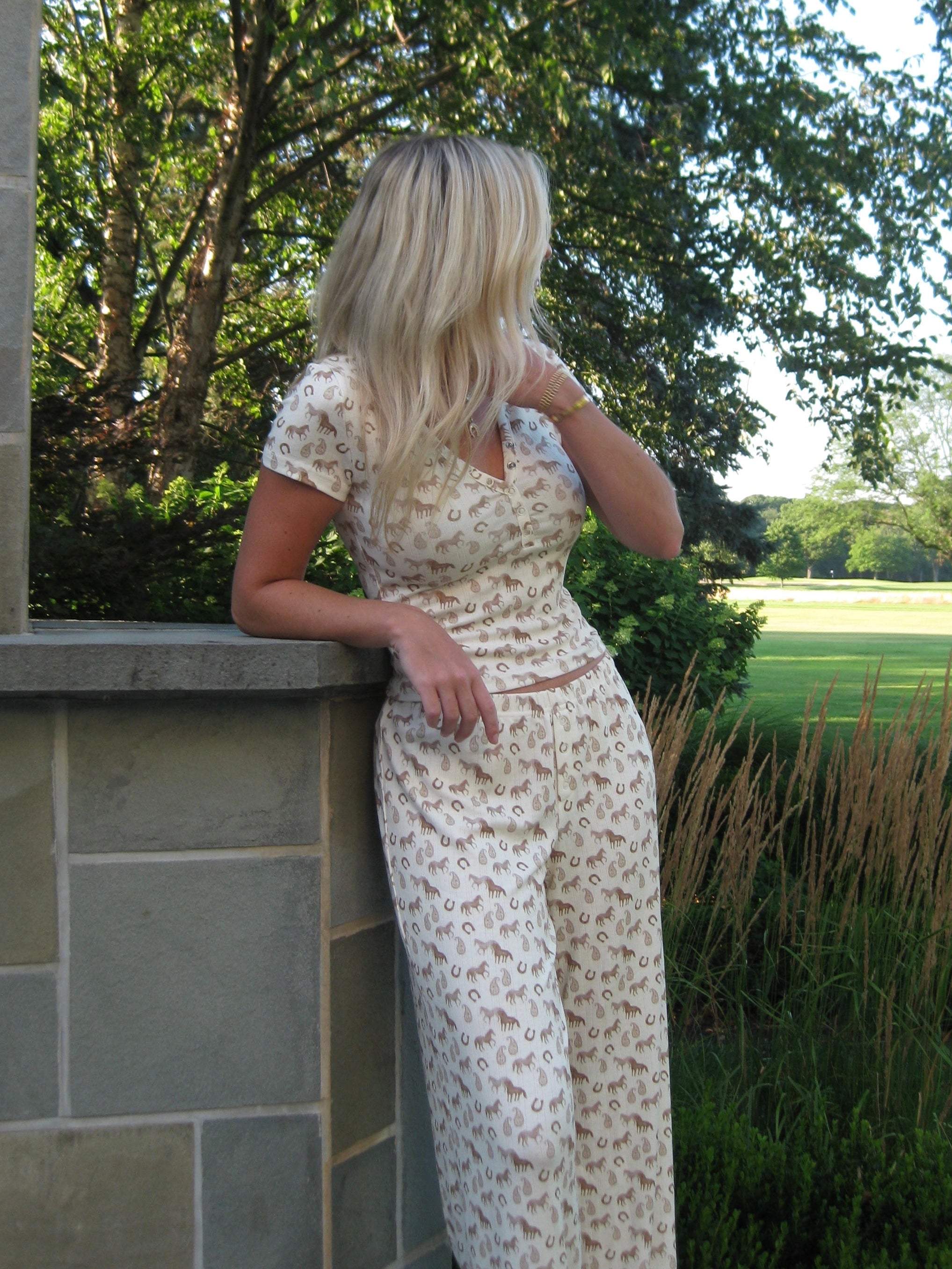 Lucky Horse PJ Set - Pants