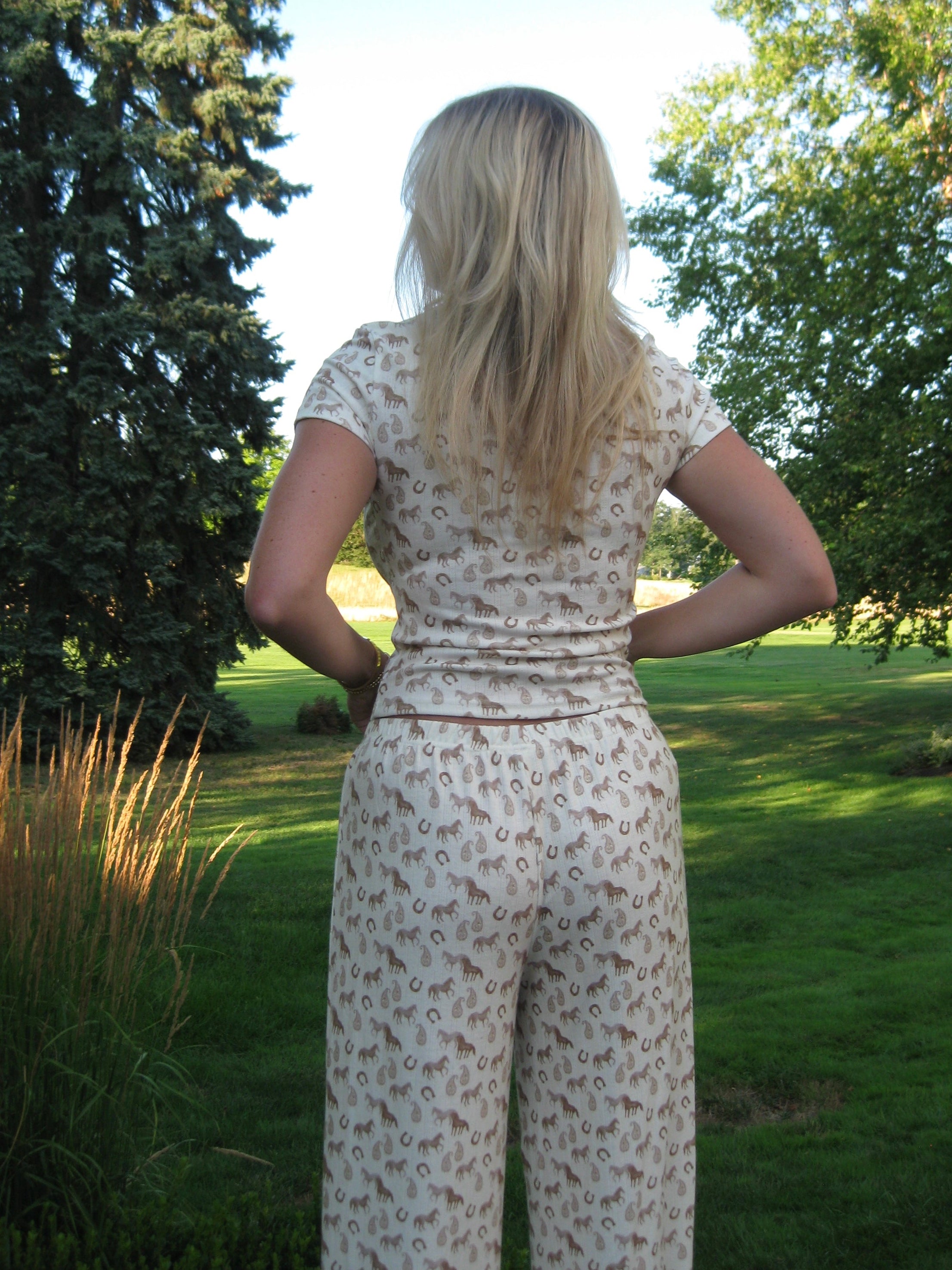 Lucky Horse PJ Set - Pants
